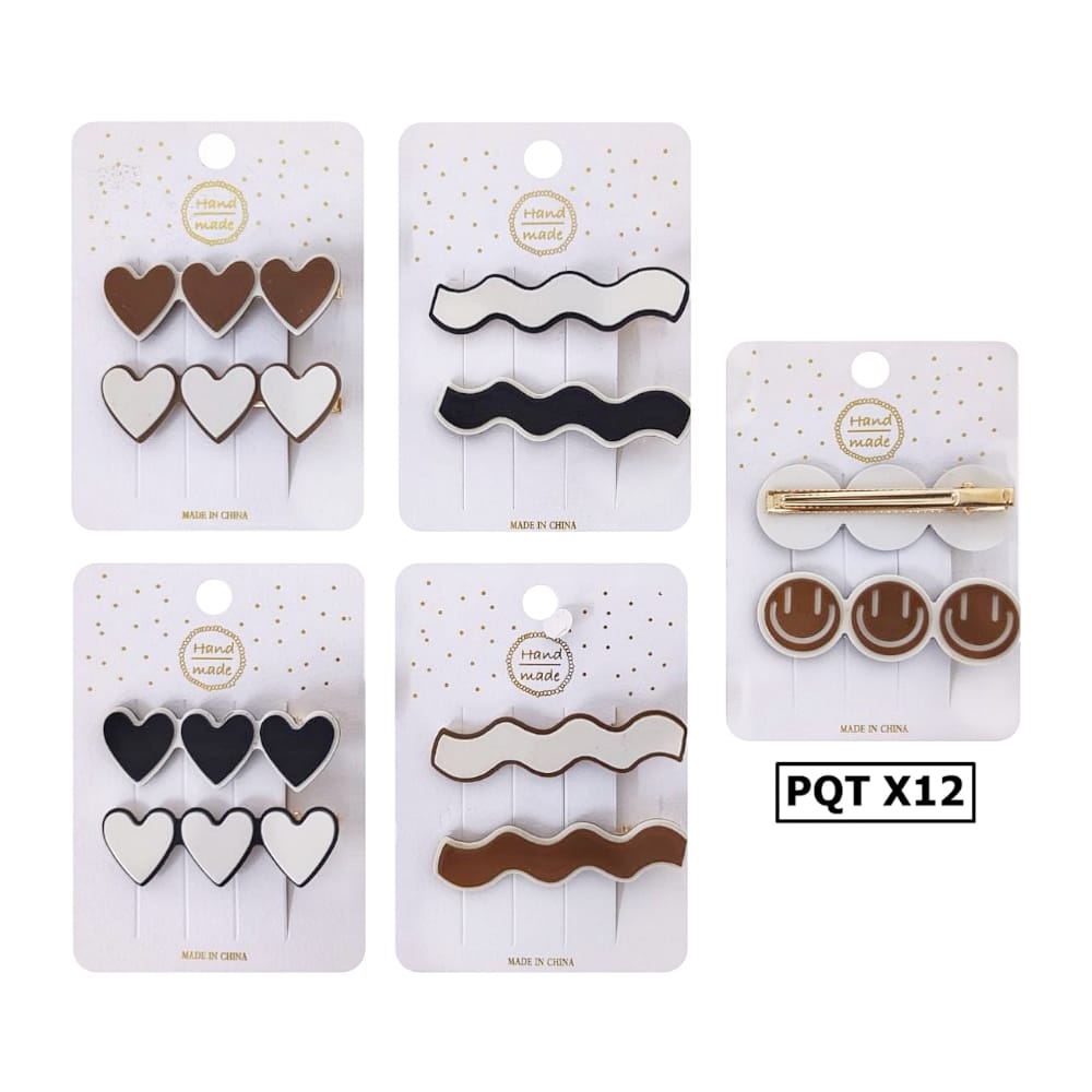 PINZA X2 ENCARTONADA FIGURAS 3018-4 (PQTX12)