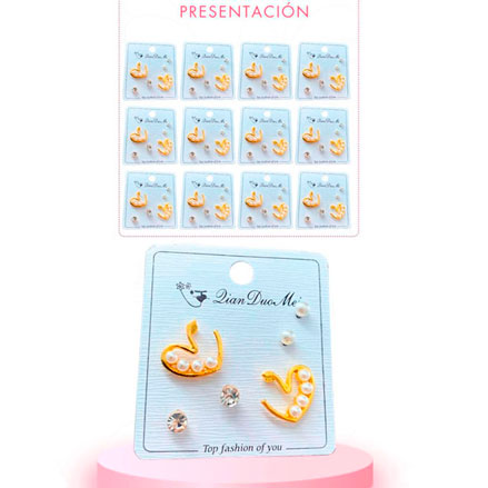 DZ. TOPO LUJO*3PCS BMR-4020-4