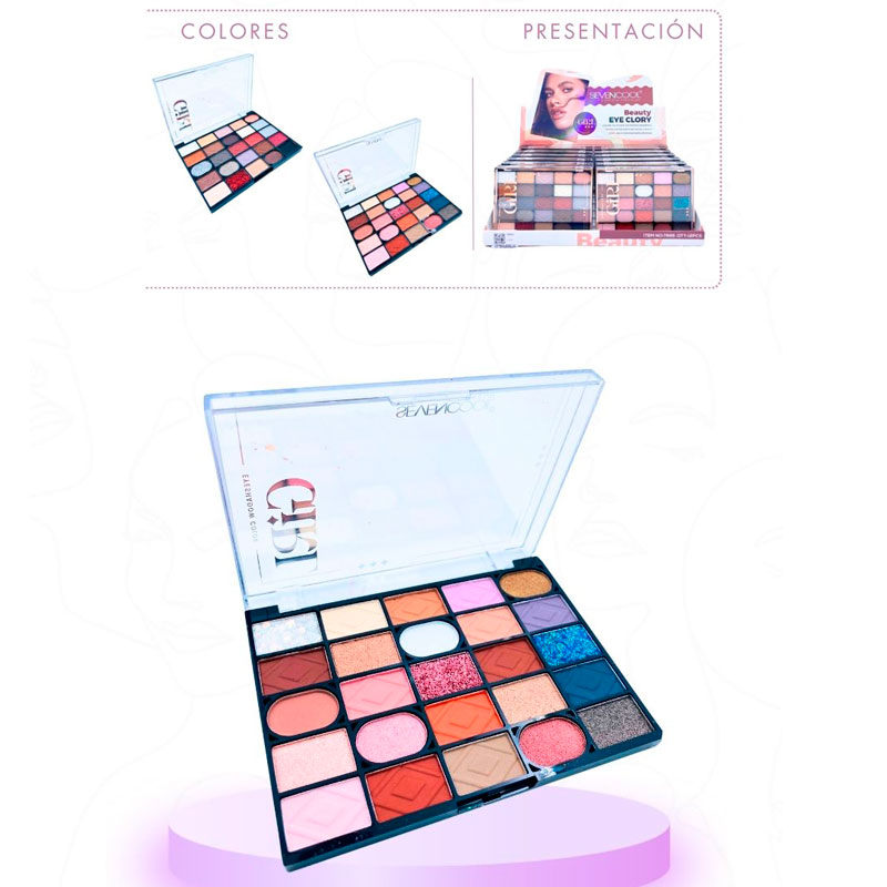 SOMBRA PARA OJOS SEVENCOOL*25 TONOS 7995A (CJ*12)