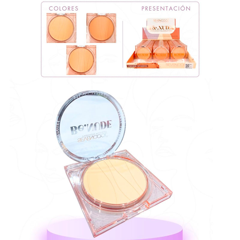 POLVO COMPACTO SEVENCOOL 805A (CJ*24)