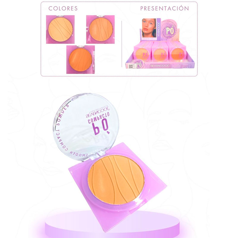 POLVO COMPACTO SEVENCOOL 806A (CJ*24)