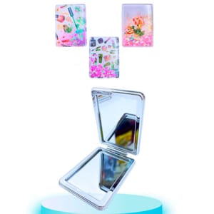 CAJA*12 ESPEJO LUJO DOBLE CARA ESTAMPADO BMR-3284