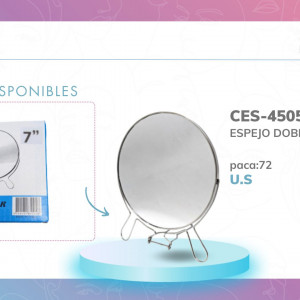ESPEJO DOBLE CARA 7" BMR-4505