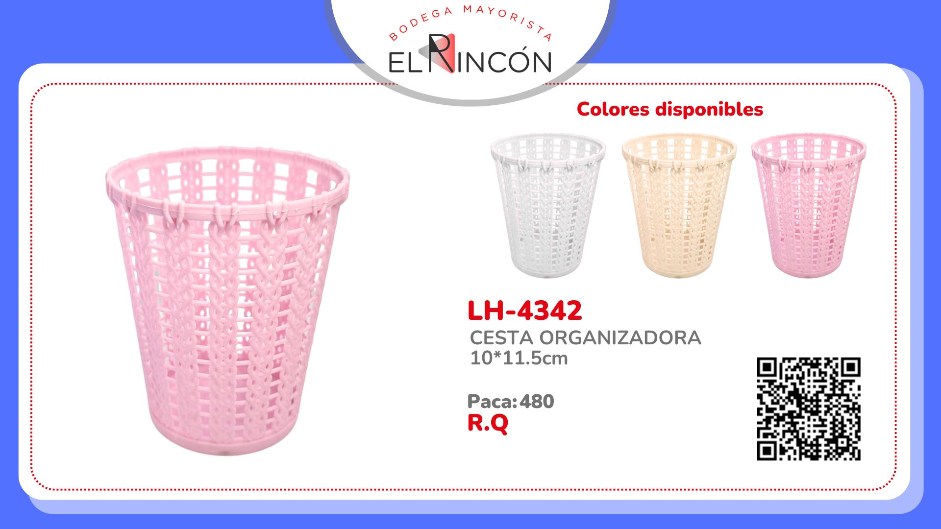 CESTA ORGANIZADORA 10*11.5cm BMR-4342