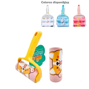 RODILLO QUITA MOTA ESTAMPADO CON REPUESTO RINPETS BMR-2352