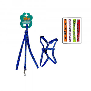 LASO COLLAR MASCOTA ESTAMPADO MILITAR BMR-2662 (PQTX12)