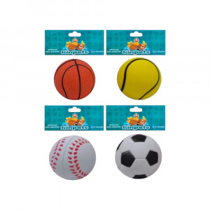 PELOTA RIGIDA MASCOTA ESTAMPADA DEPORTE BMR-1116 (CJX12)