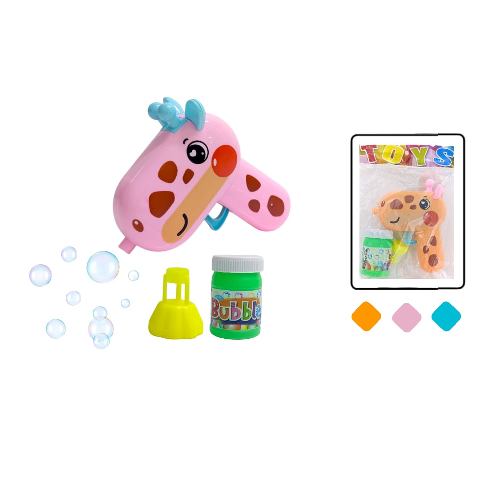 BURBUJERO GIRAFA COLORES 4856-1