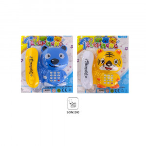 TELEFONO ANIMALES SONIDO 6808-1/6808-2