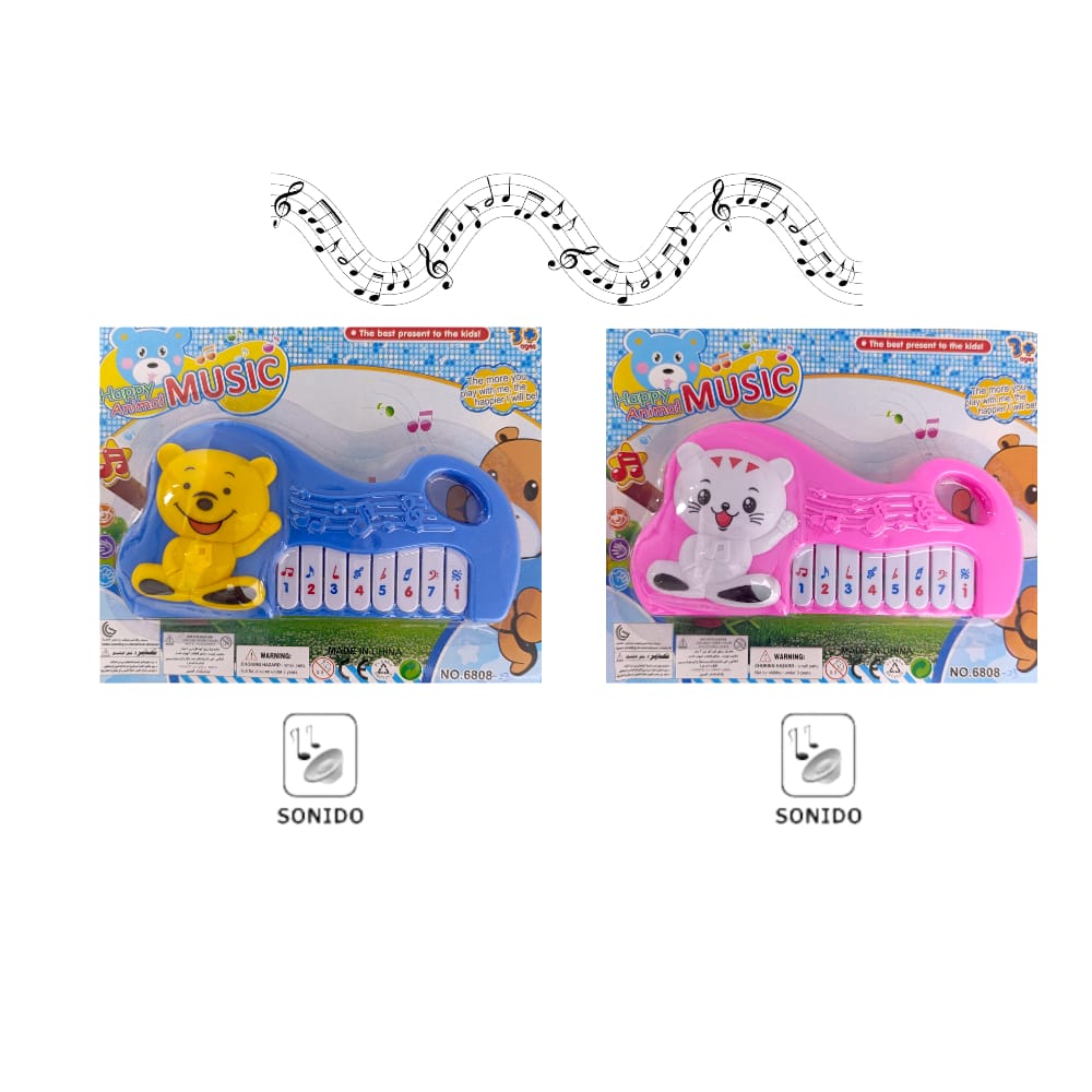 PIANO ANIMALES SONIDO 6808-23