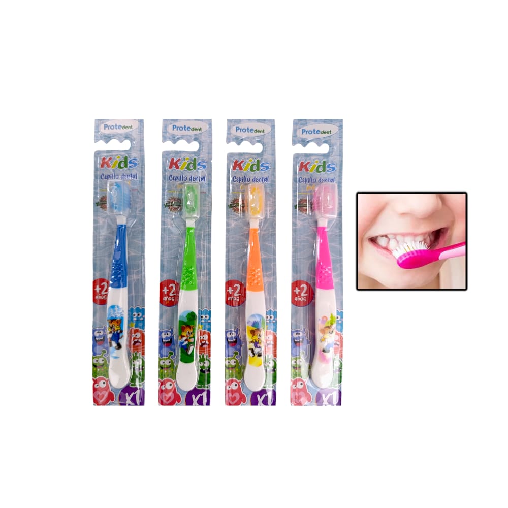 CEPILLO DE DIENTES INFANTIL ESTAMPADO PTD167 (PQTX12)
