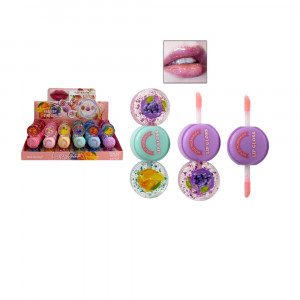 LIP GLOSS X2 SPINNER FRUTAS HL5873 (CJAX24)