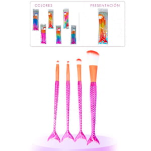SET DE PINCELES SIRENA*4pcs BMR-3814