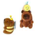 LLAVERO PELUCHE CAPIBARA ABEJA DE CUERDA (PQTX12)