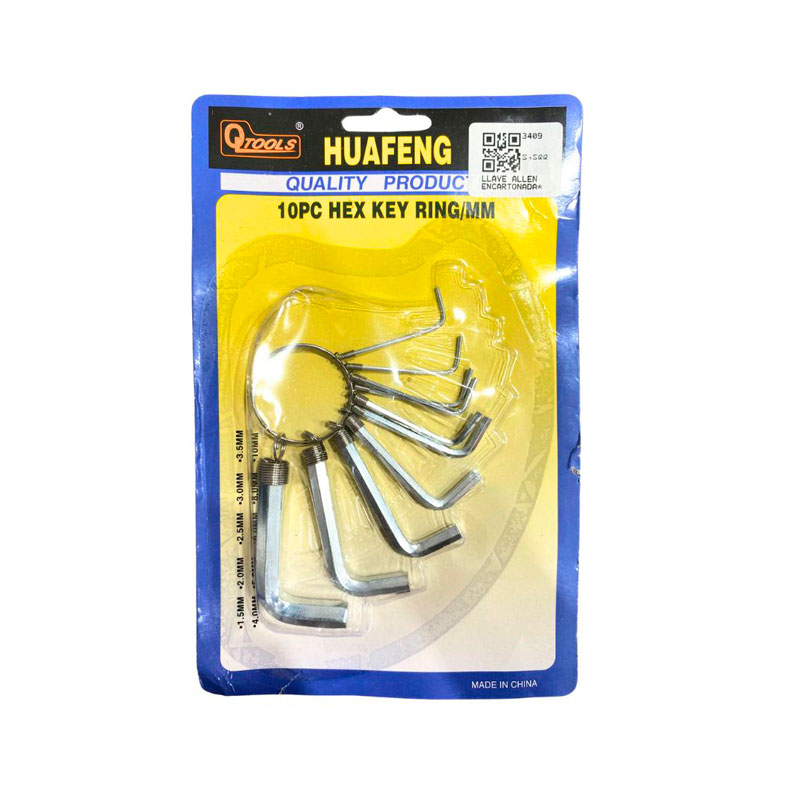 LLAVE ALLEN ENCARTONADA*10pcs BMR-3409