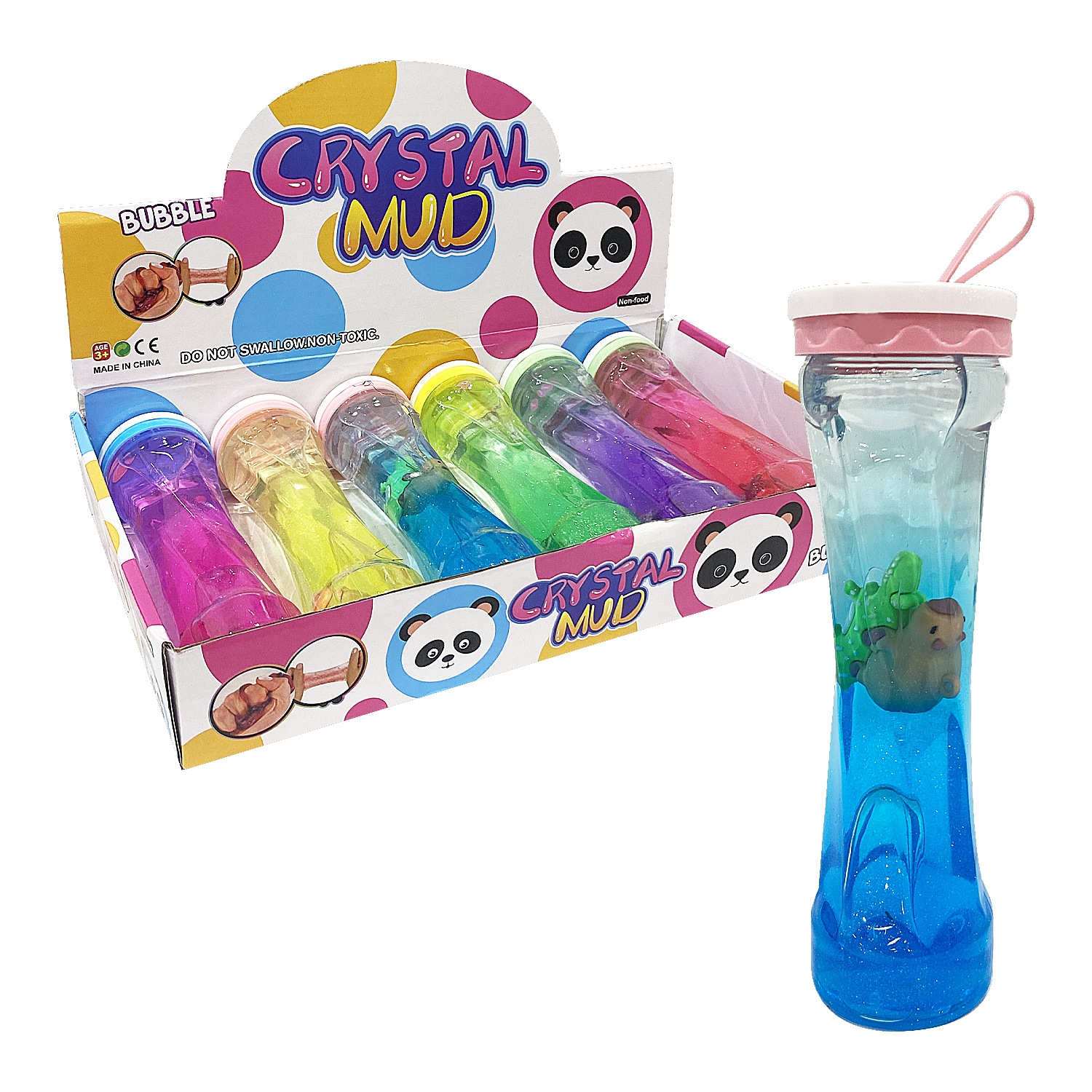 SLIME TUBO CON CAPIBARA (CJX6)