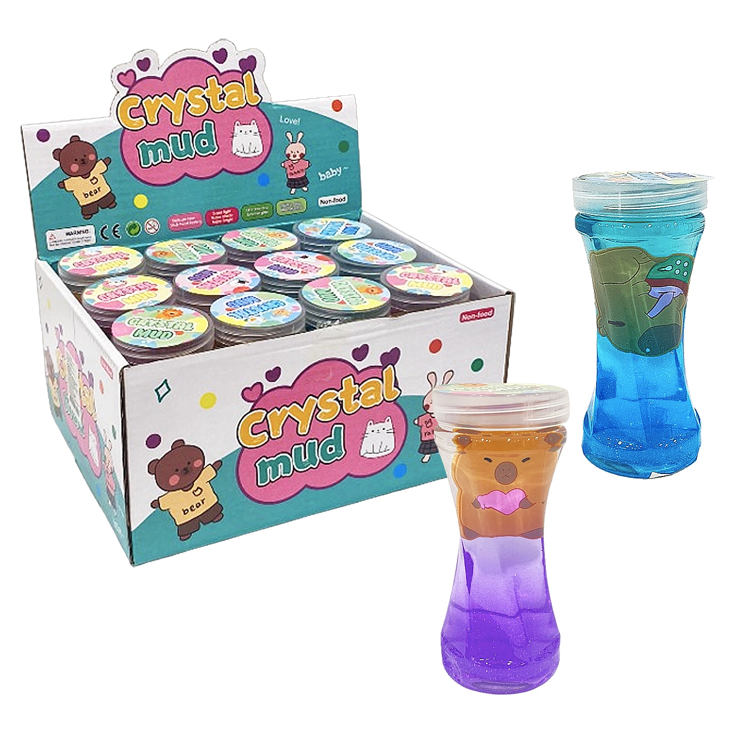 SLIME TUBO CON CAPIBARA (CJX12)