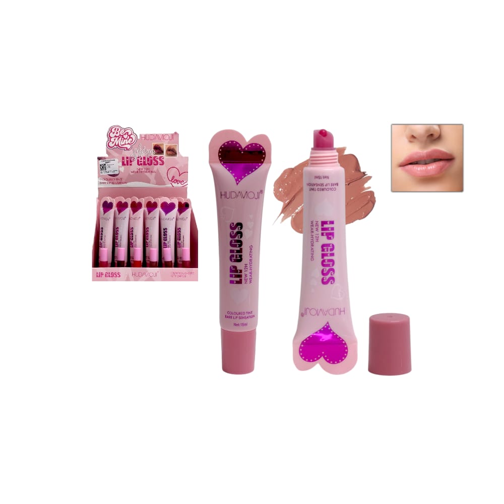 LIP GLOSS COJIN + PROBADOR  LG-038C (CJX24)