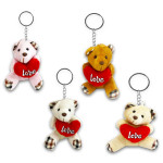 LLAVERO OSO CORAZON LOVE (PQTX12)