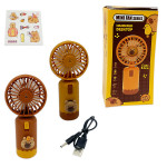 MINI VENTILADOR CAPIBARA CON STICKERS