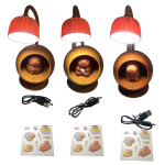 LAMPARA CAPIBARA CON STICKERS REGARGABLE