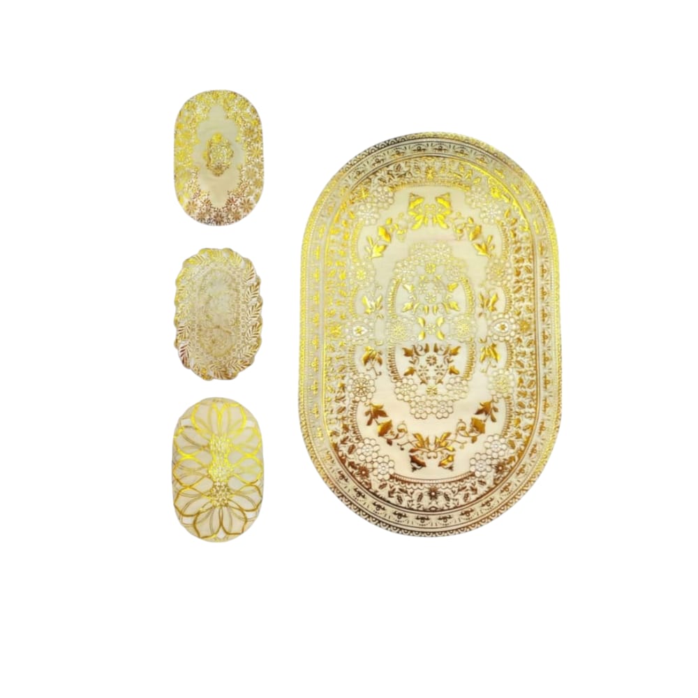 INDIVIDUAL OVALADO DORADO D913-1-D (X12)