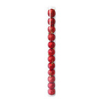 BOLA NAVIDEÑA ROJA 6CM X12