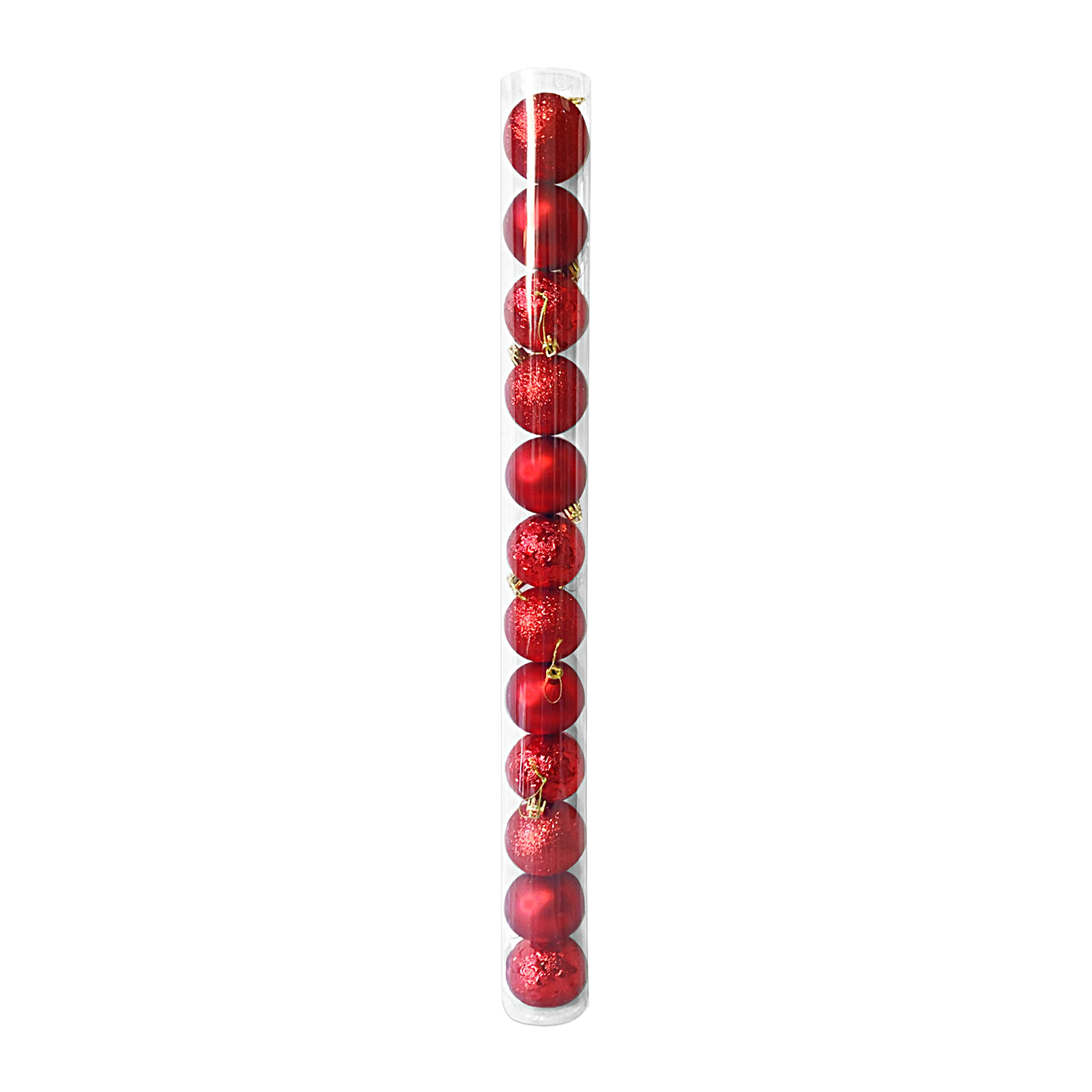 BOLA NAVIDEÑA ROJA 6CM X12