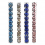 BOLA NAVIDEÑA SURTIDA 6CM X10