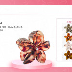 DZ CAIMAN FLOR HAWAIANA 8CM BMR-4584