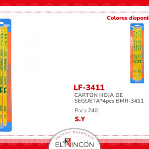 CARTON HOJA DE SEGUETA*4pcs BMR-3411