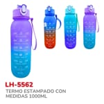 TERMO ESTAMPADO CON MEDIDAS 1000ML BMR-5562