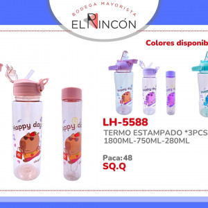 TERMO ESTAMPADO *3PCS 1800ML-750ML-280ML BMR-5588