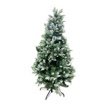 ARBOL NAVIDEÑO PUNTAS BLANCAS CON ADORNOS 180CM 850T