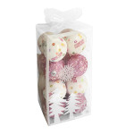 BOLA NAVIDEÑA B/PR 6CM X 16