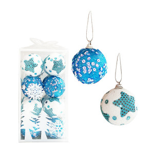 BOLA NAVIDEÑA A/B 6CM X16