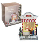 TIENDA NAVIDEÑA LUZ Y SONIDO (USB Y PILA AA)