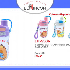 TERMO ESTAPAMPADO 600ML BMR-5586