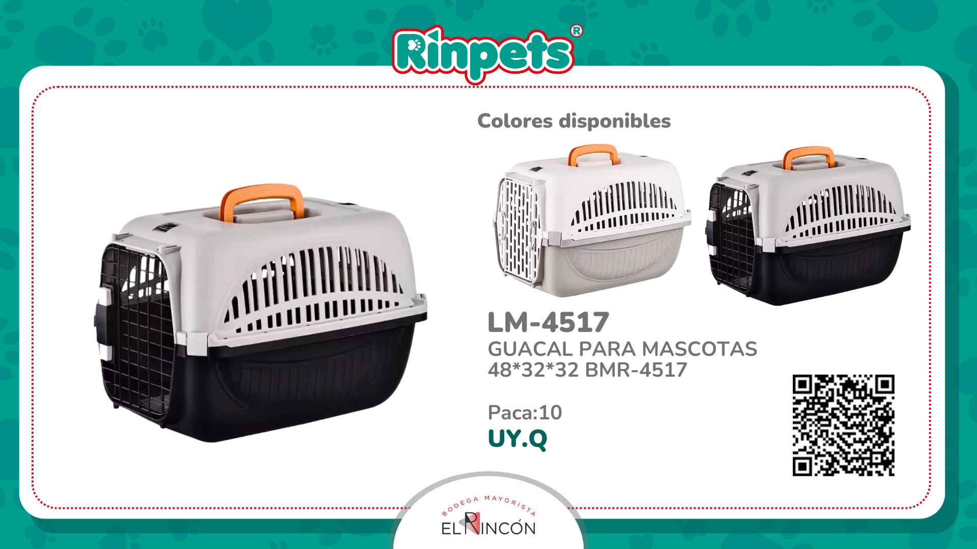 GUACAL PARA MASCOTAS 48*32*32 BMR-4517