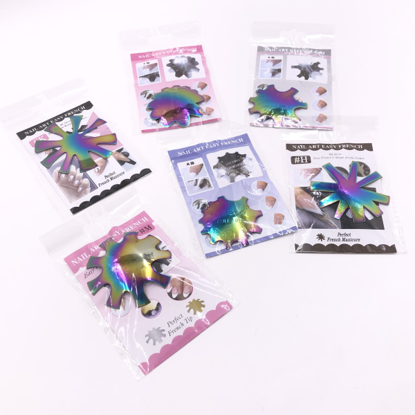 MOLDE PARA UÑAS LINEA FRANCES