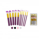 SET DE BROCHAS MAQUILLAJE DK-3125 (X10PCS)