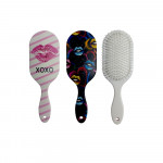 CEPILLO OVALADO ESTAMPADO BESOS BMR-6311-8