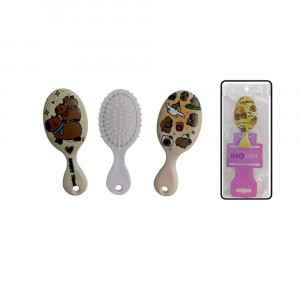 CEPILLO OVALADO PQ ESTAMPADO CAPIBARA BMR-6313-20