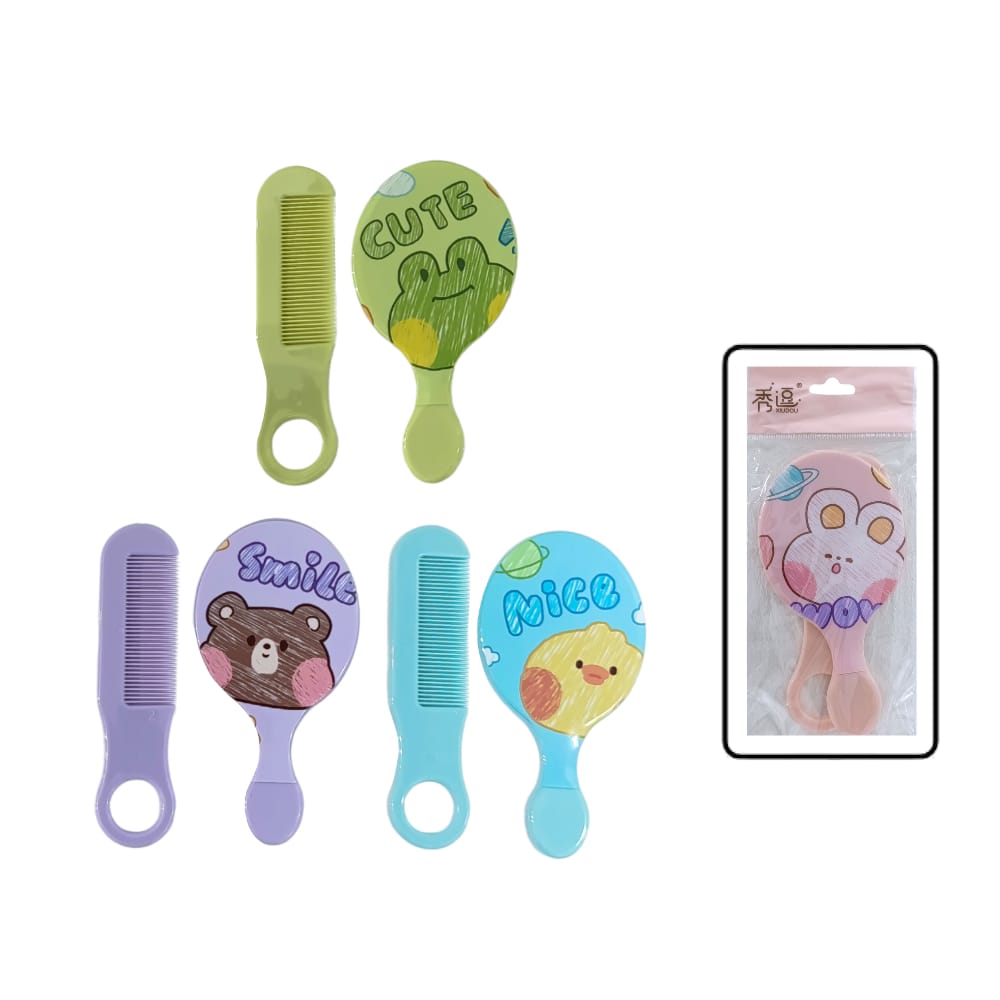 SET ESPEJOY PEINE CON MANGO DK-1860