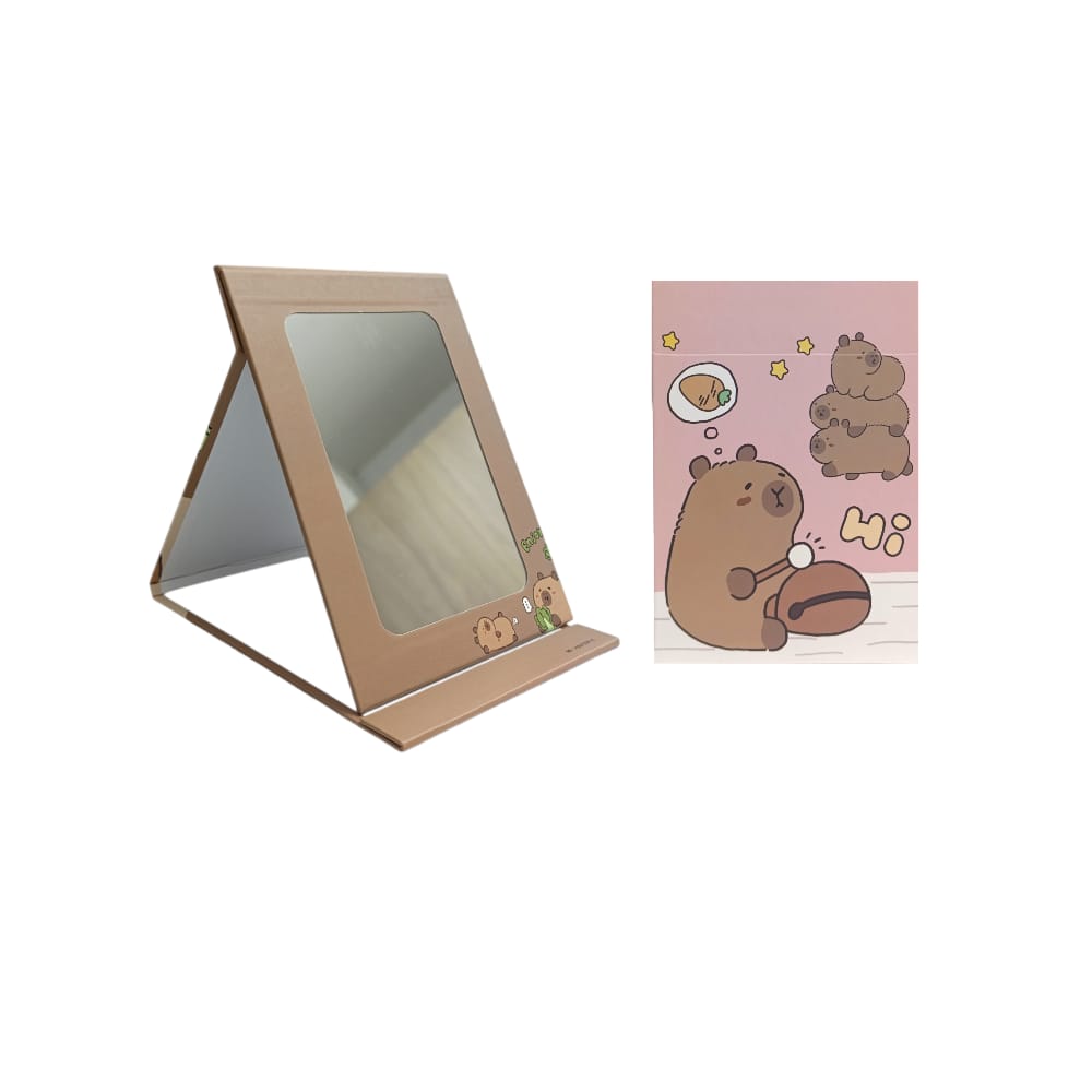 ESPEJO PLEGABLE CUADRADO CAPYBARA DK-3741 (CJX12)