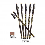 LAPIZ CEJAS MEDIUM BROWN MAYOMI BMR-2207-4 #4 (X12)