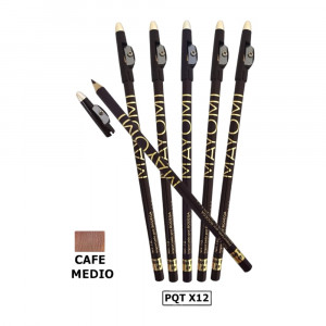 LAPIZ CEJAS MEDIUM BROWN MAYOMI BMR-2207-4 #4 (X12)