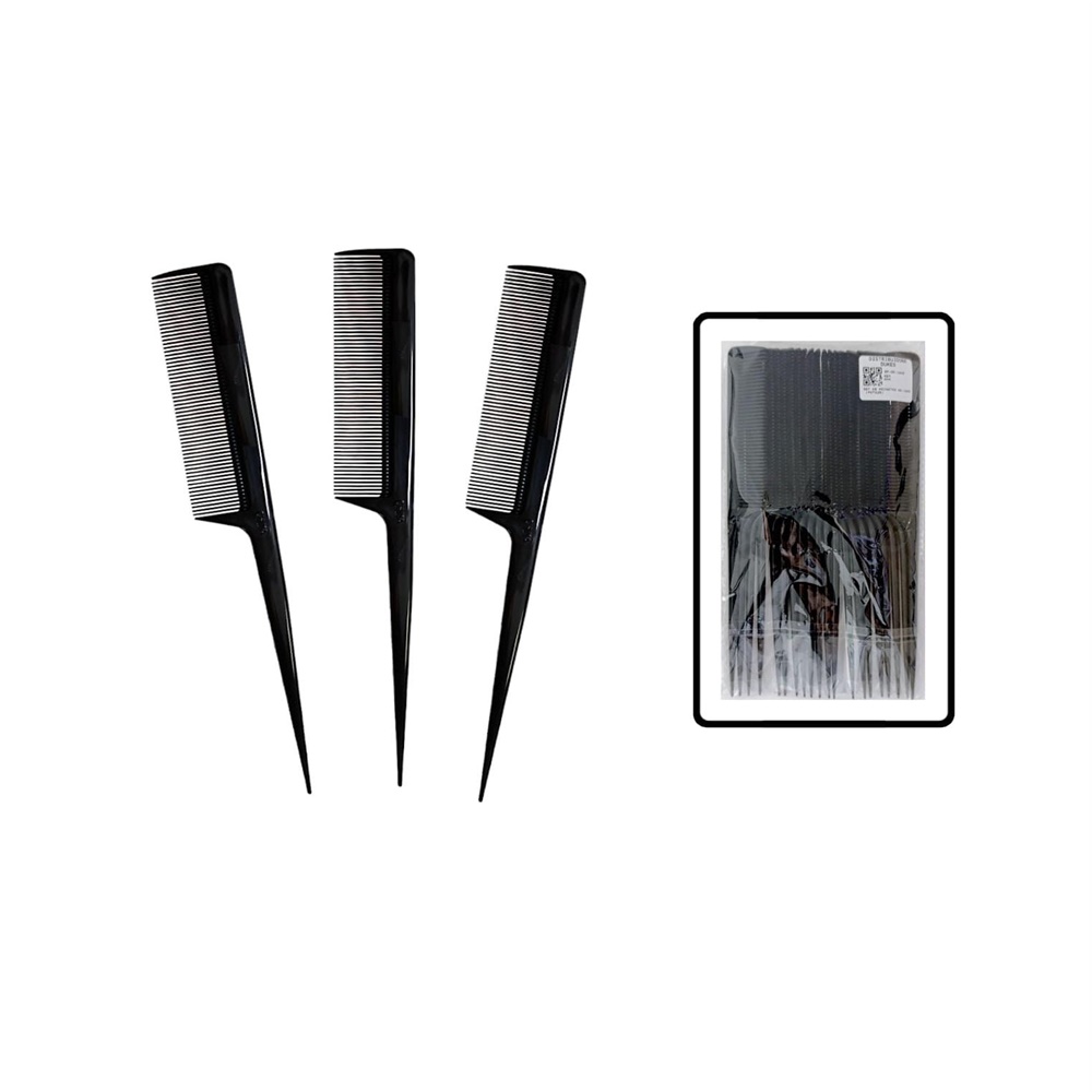 PEINE COLA RATON NEGRA DK-1645 (PQTX20)