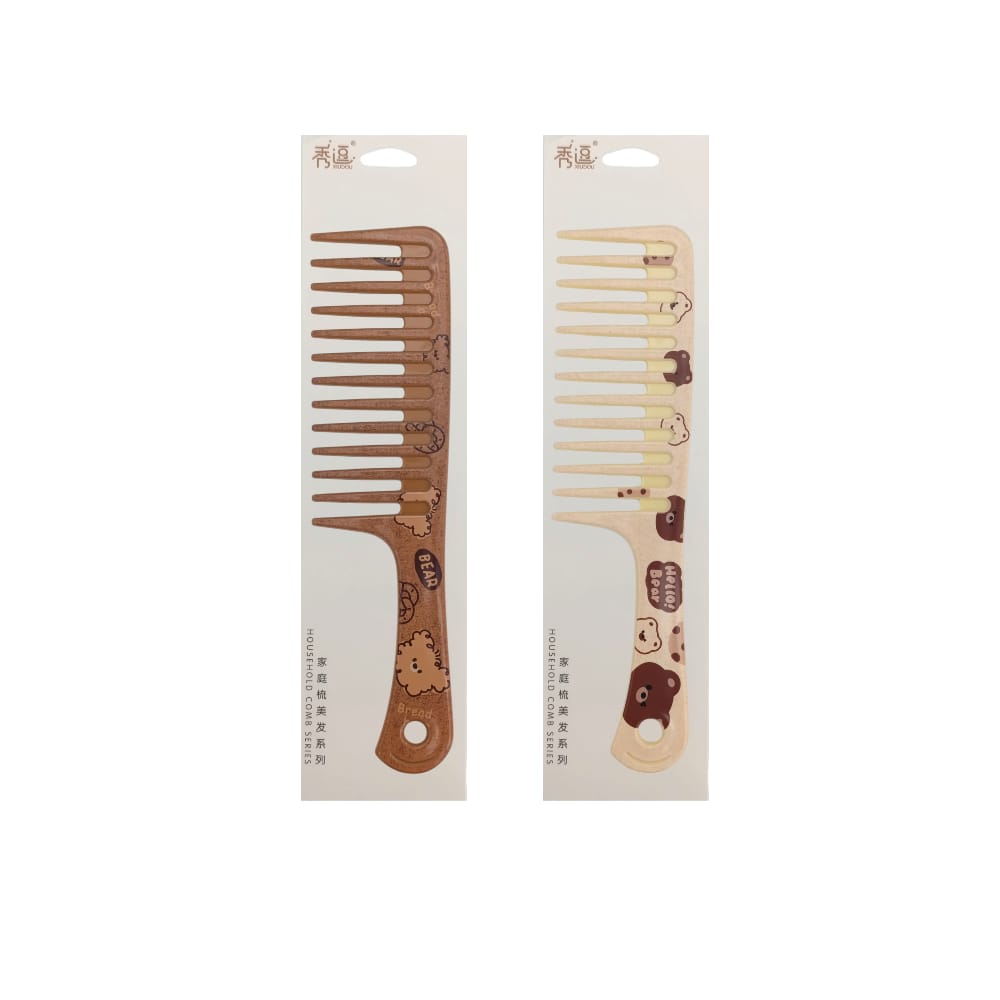 PEINETA ESTAMPADO OSITOS GD DK-3740 (PQTX12)