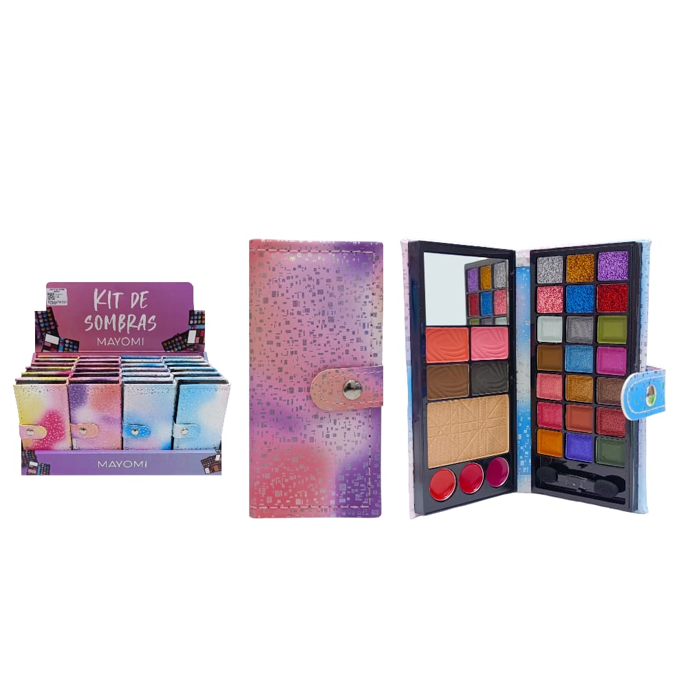 SOMBRA BILLETERA ESTAMPADA BRILLANTES BMR-3895-5 (CJX24)